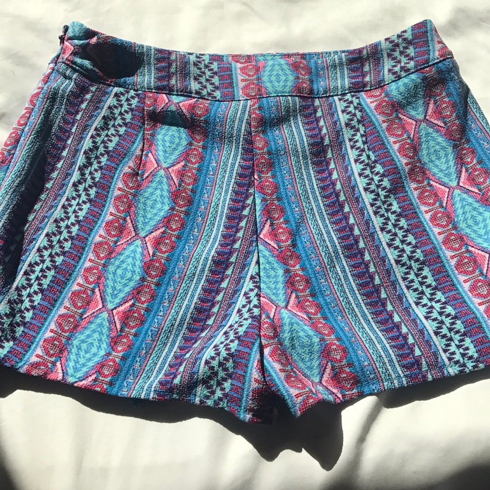 Aztec Print Skort - Picture 2 of 3